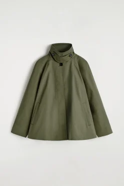 A-LINE COTTON-TWILL JACKET