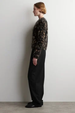 ANIMAL JACQUARD MERINO WOOL SWEATER