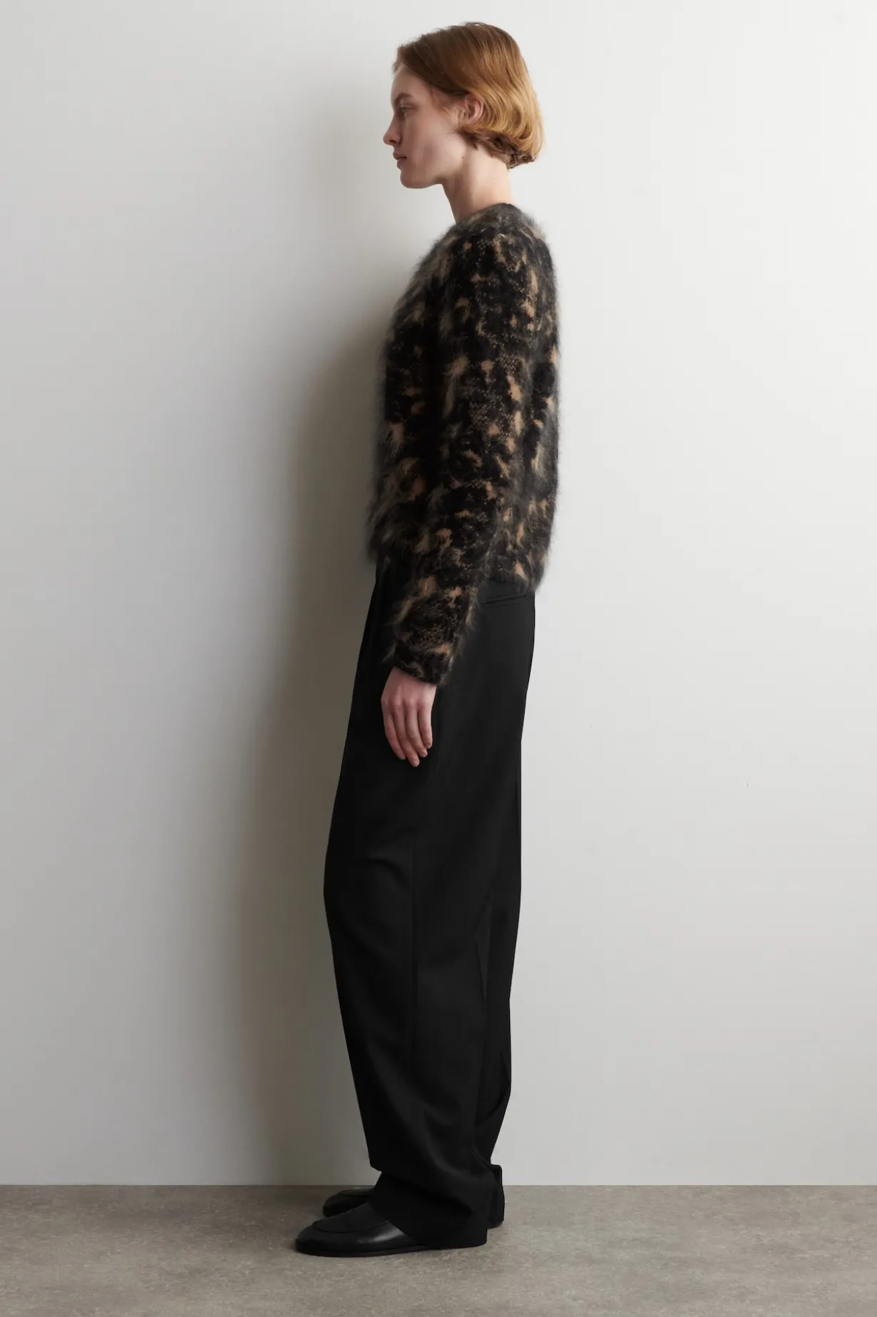 ANIMAL JACQUARD MERINO WOOL SWEATER