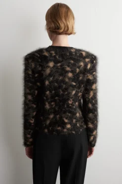 ANIMAL JACQUARD MERINO WOOL SWEATER