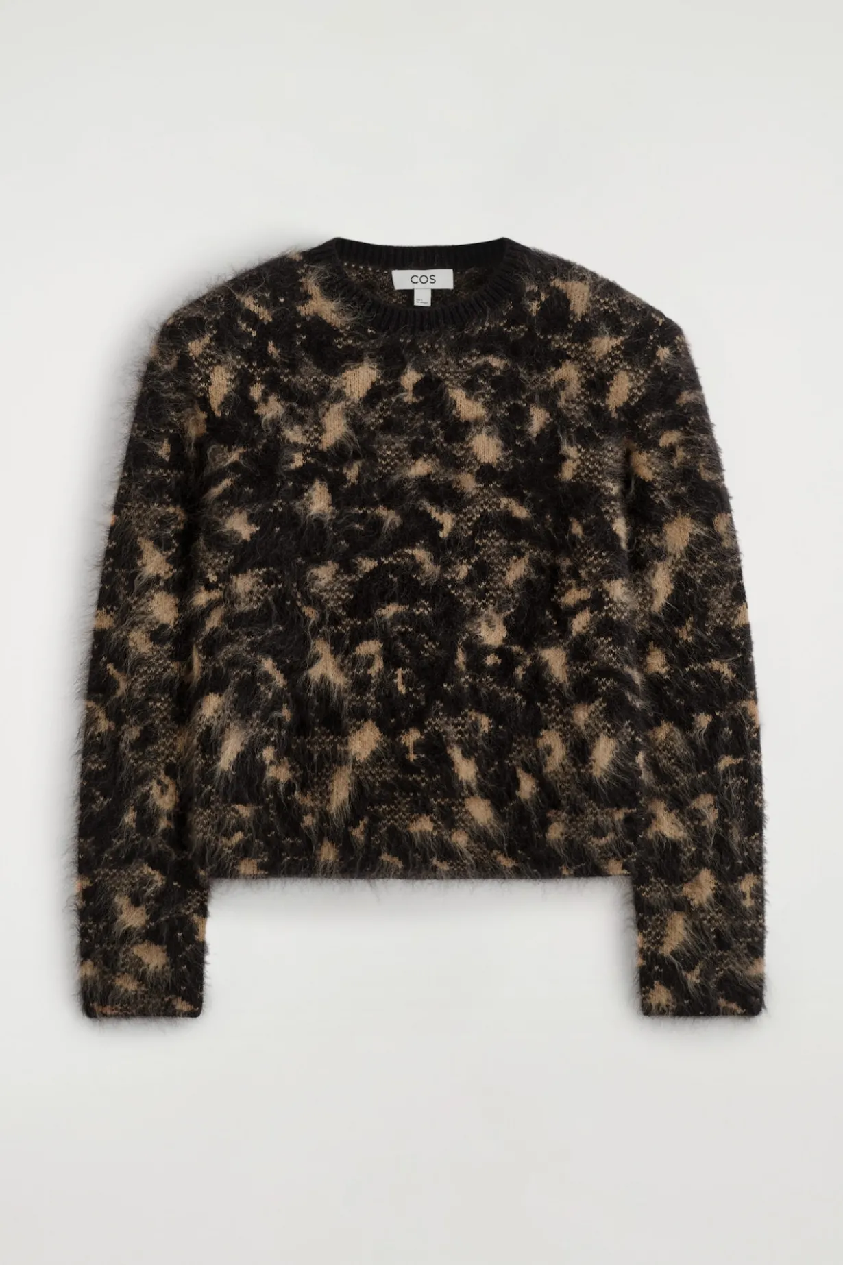ANIMAL JACQUARD MERINO WOOL SWEATER