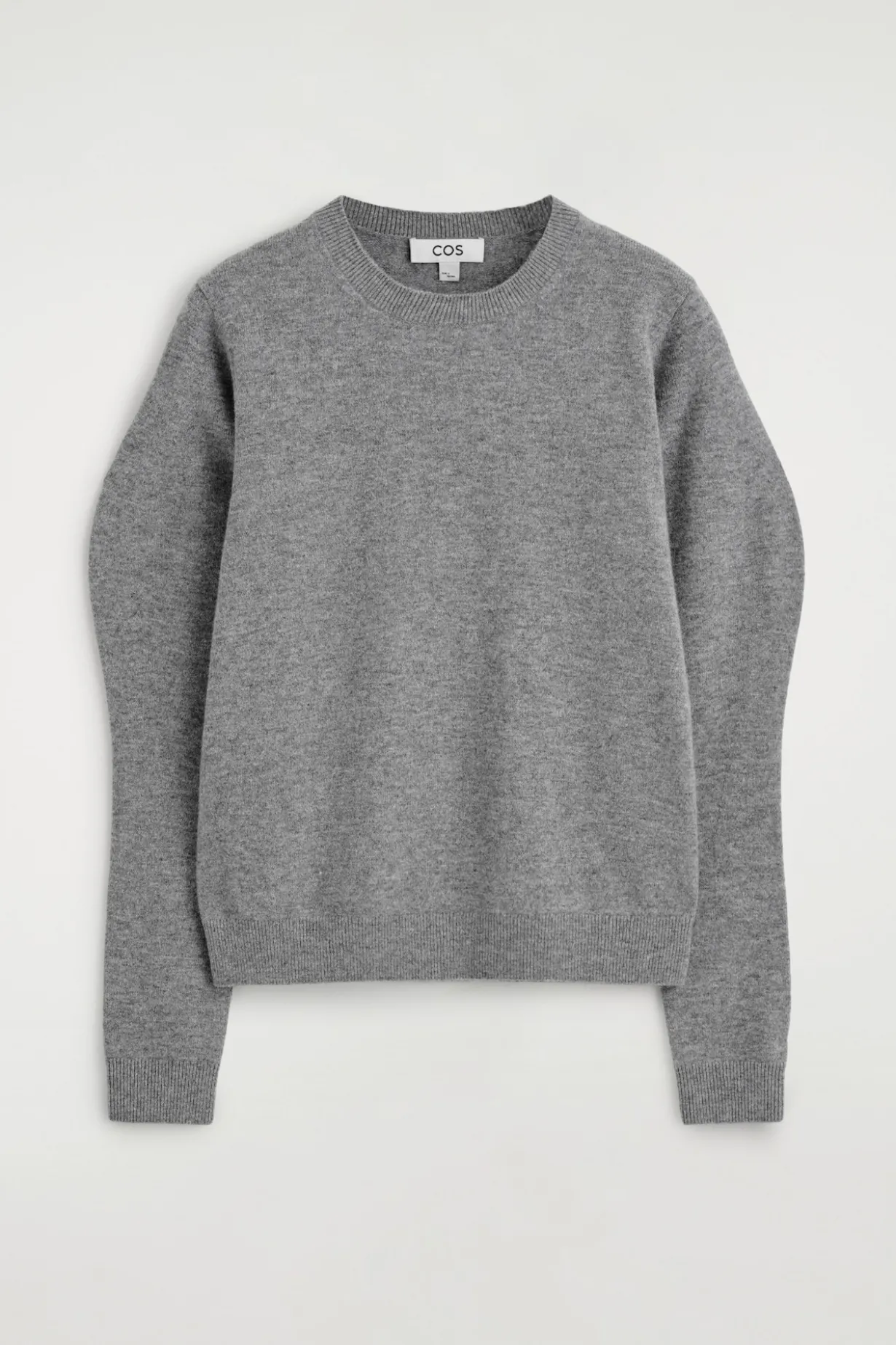 BALLOON-SLEEVE MERINO WOOL SWEATER