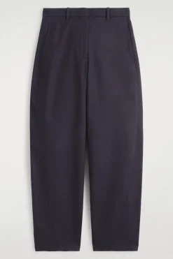 BARREL-LEG COTTON CHINOS