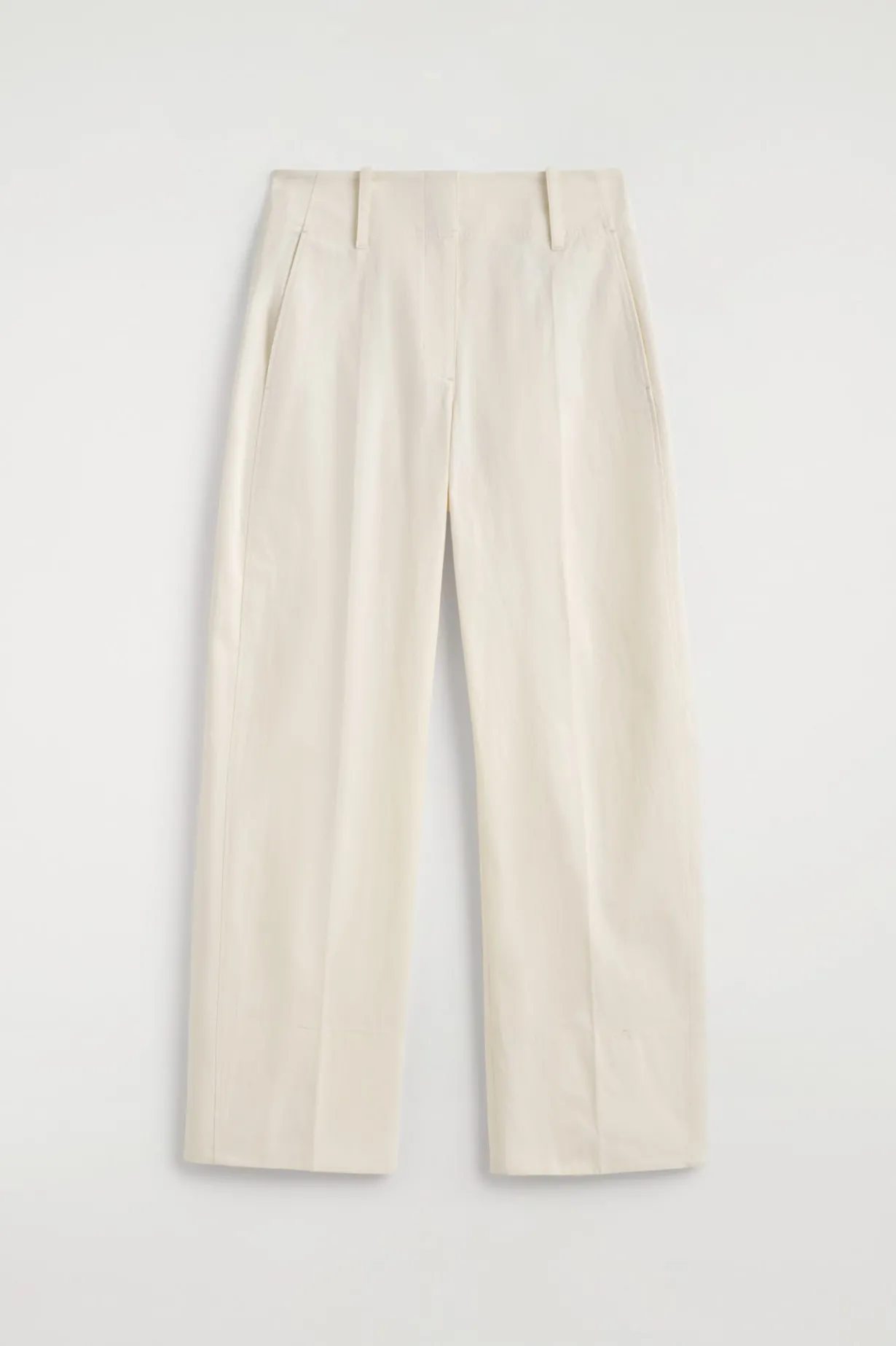 BARREL-LEG PIMA COTTON PANTS