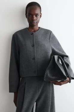 BOILED MERINO WOOL CARDIGAN