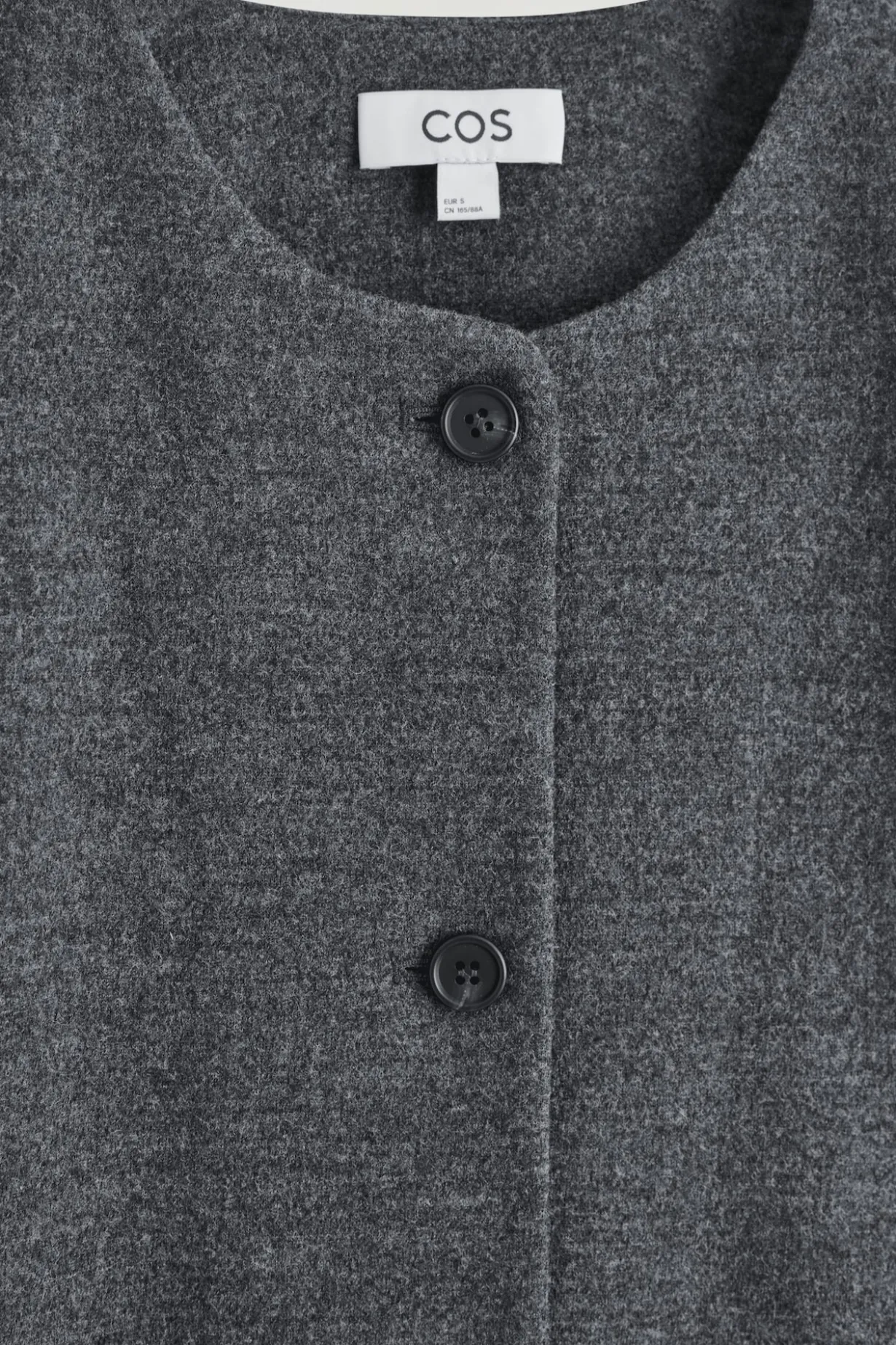 BOILED MERINO WOOL CARDIGAN