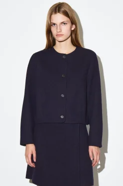 BOILED MERINO WOOL CARDIGAN