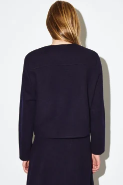 BOILED MERINO WOOL CARDIGAN