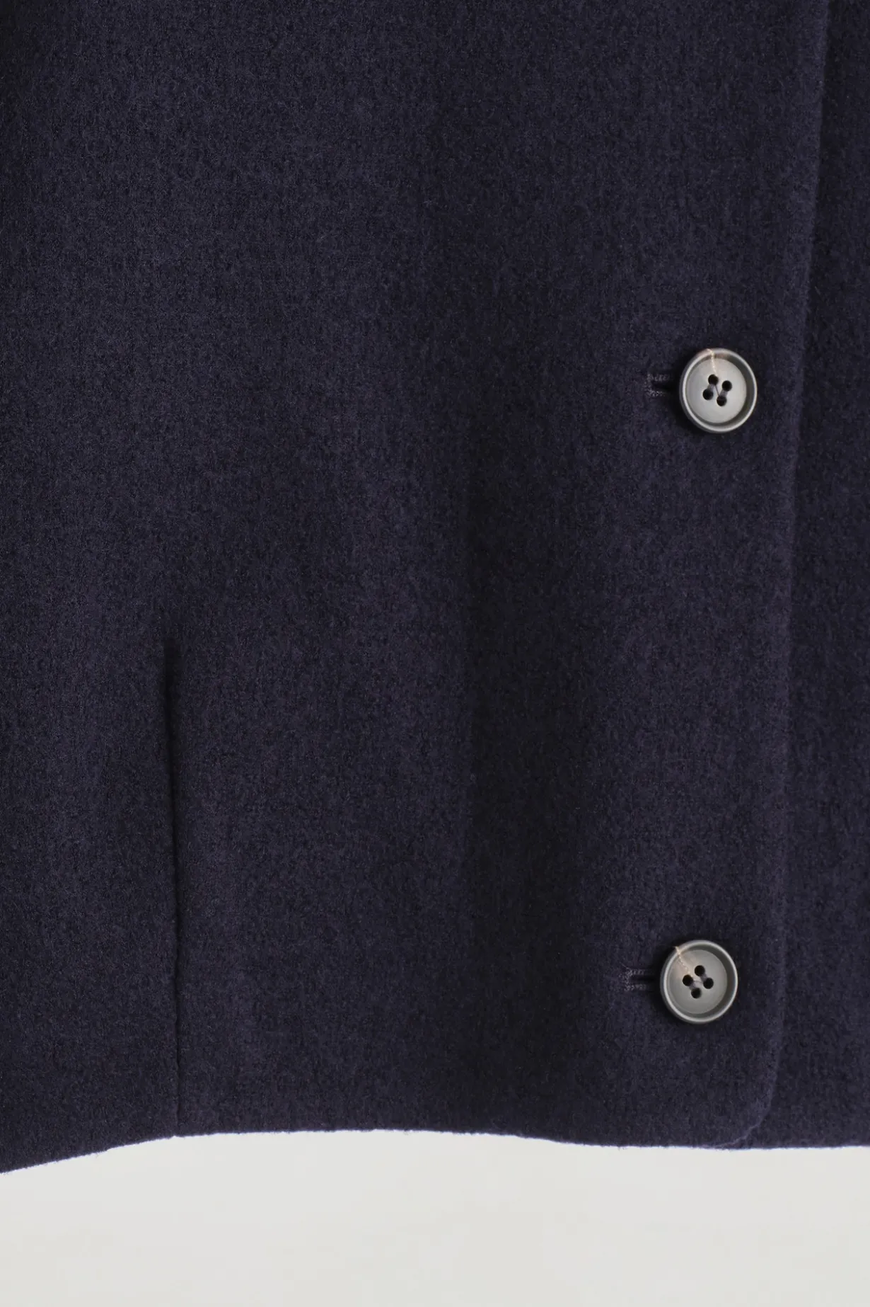 BOILED MERINO WOOL CARDIGAN