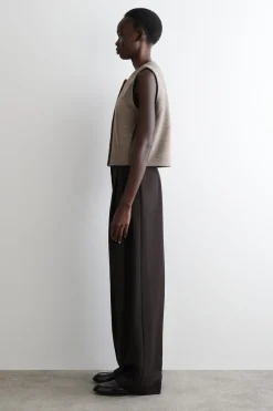 BOILED MERINO WOOL VEST