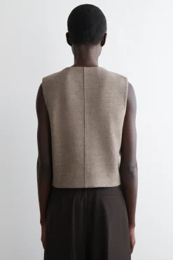 BOILED MERINO WOOL VEST