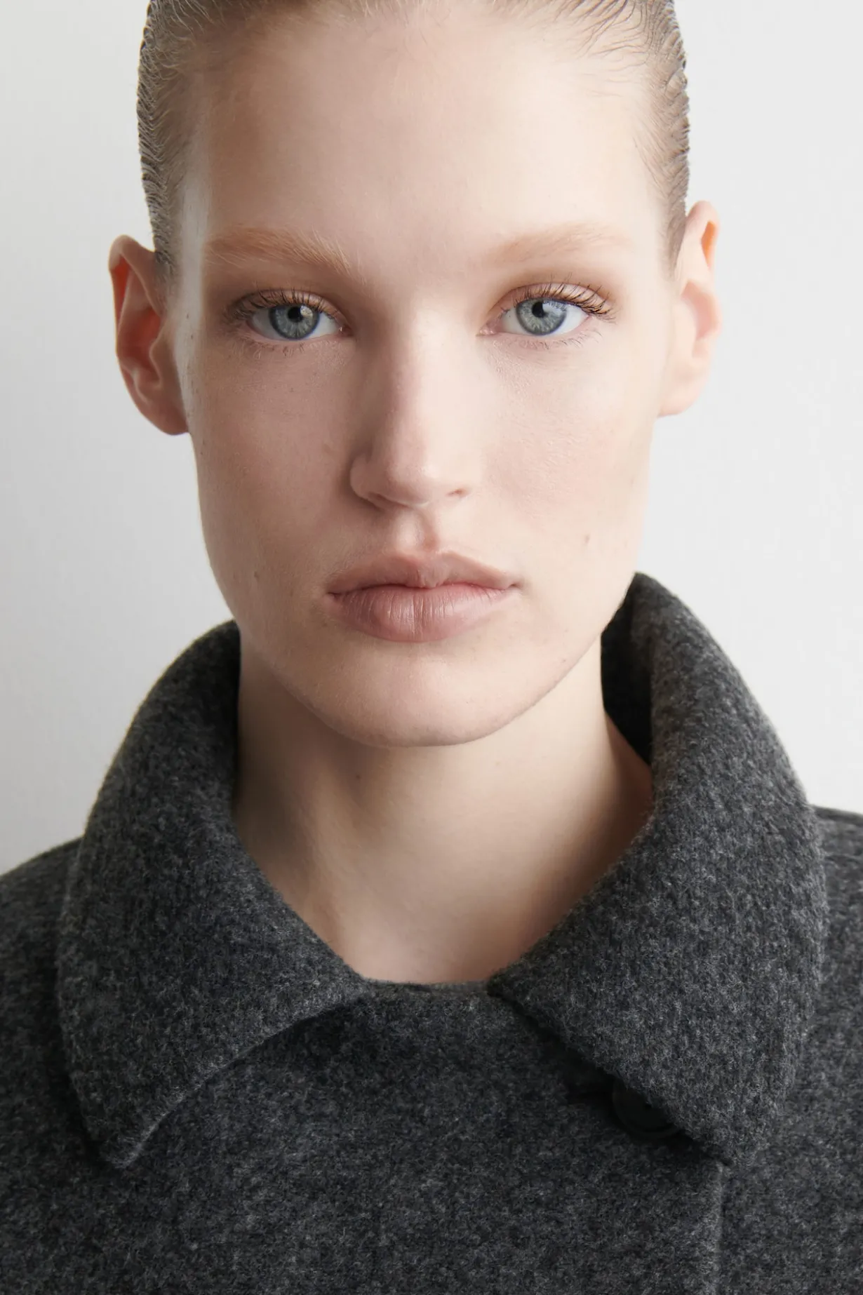 BOILED WOOL-BLEND SHORT JACKET