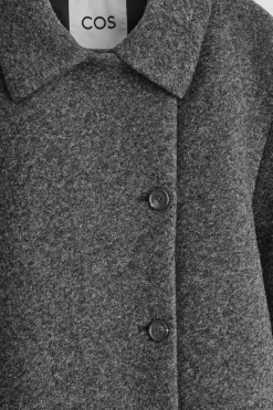 BOILED WOOL-BLEND SHORT JACKET
