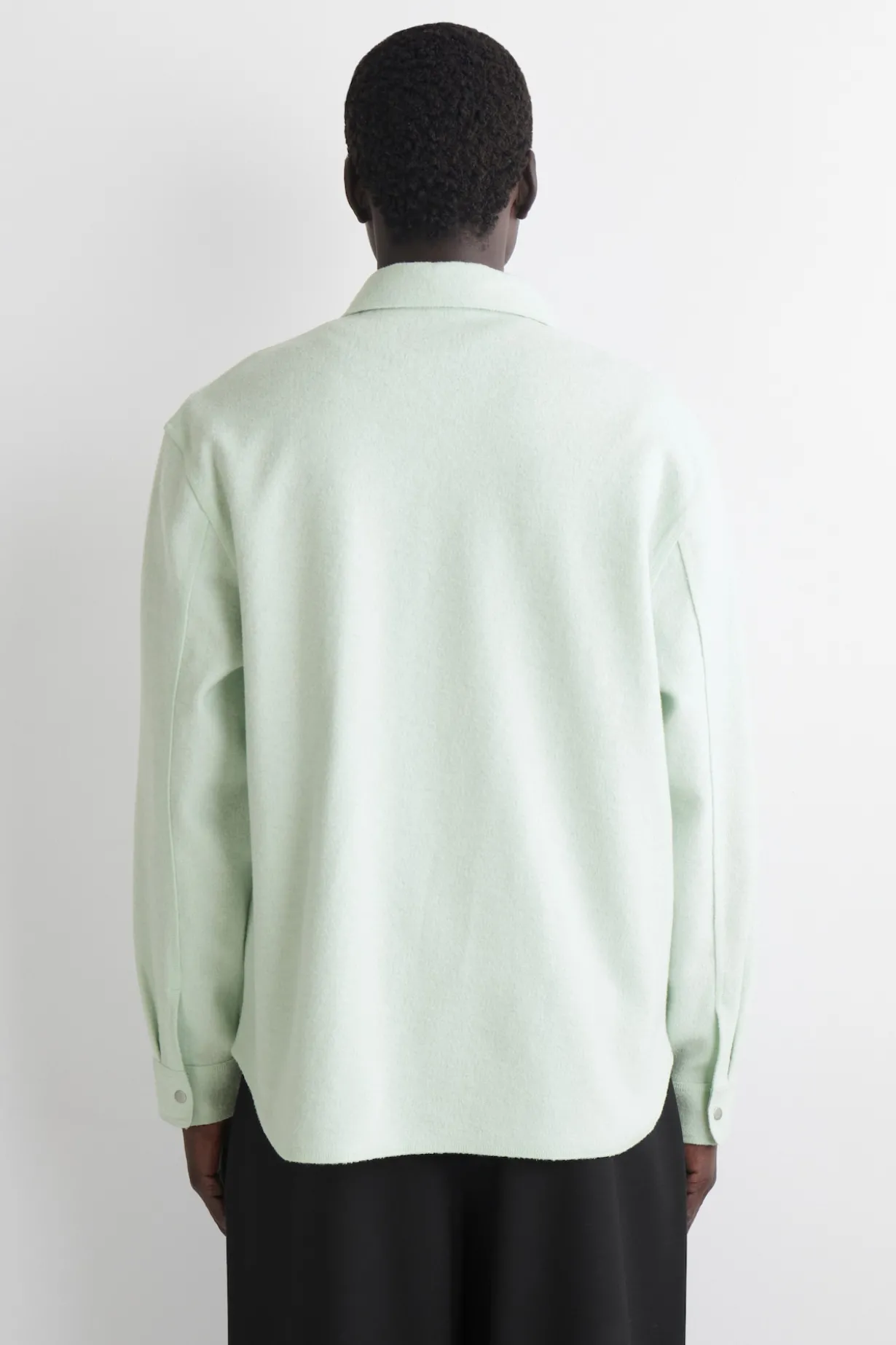 BOILED-WOOL OVERSHIRT