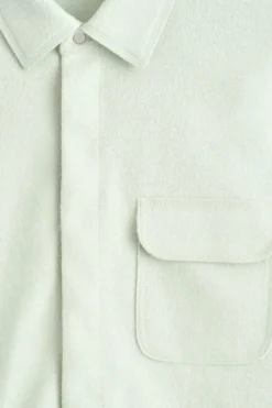 BOILED-WOOL OVERSHIRT