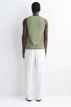BOUCLÉ-KNIT TANK TOP