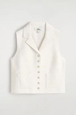 BOUCLÉ-KNIT VEST