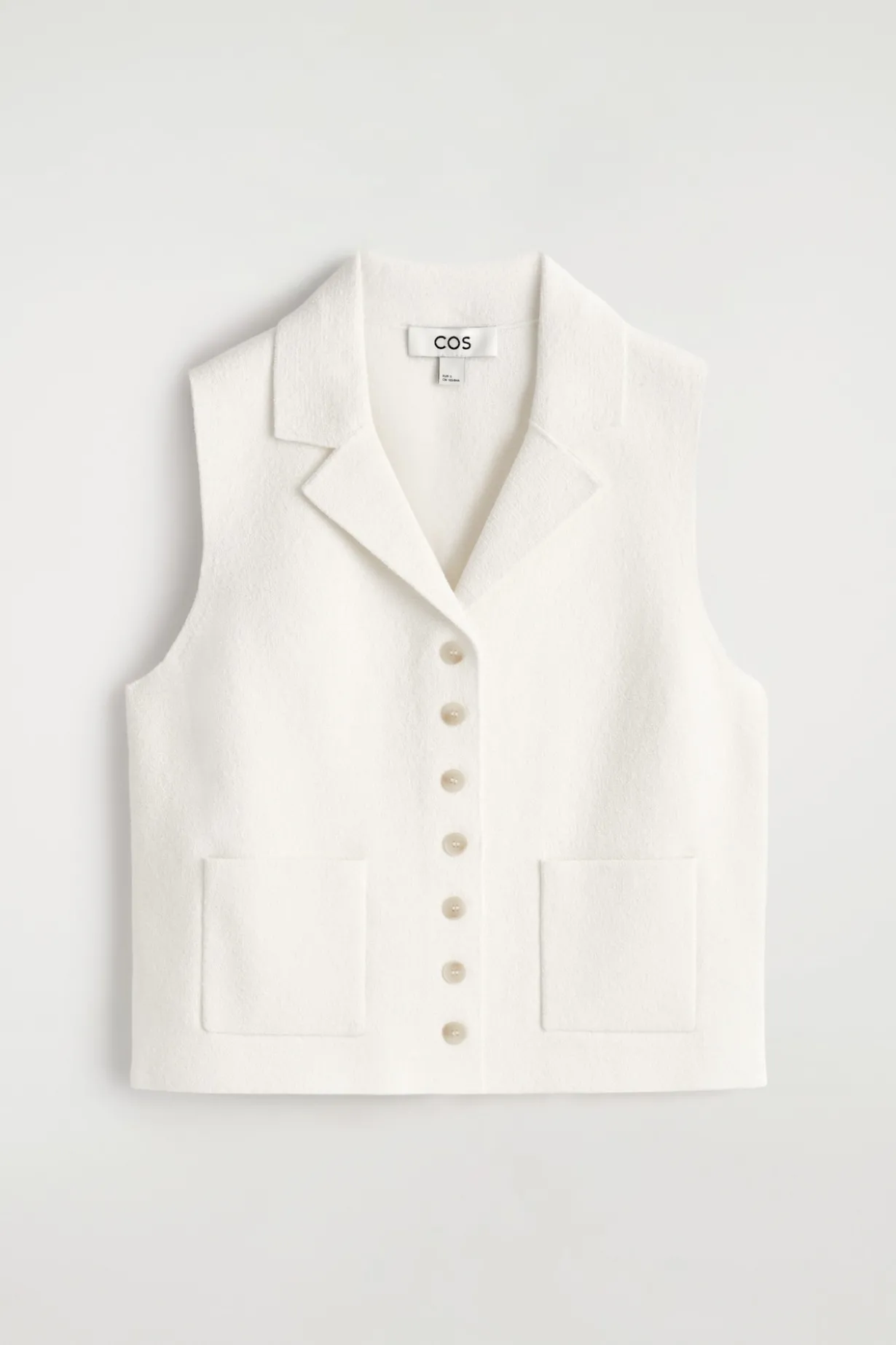 BOUCLÉ-KNIT VEST