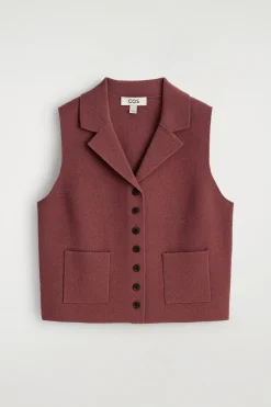 BOUCLÉ-KNIT VEST
