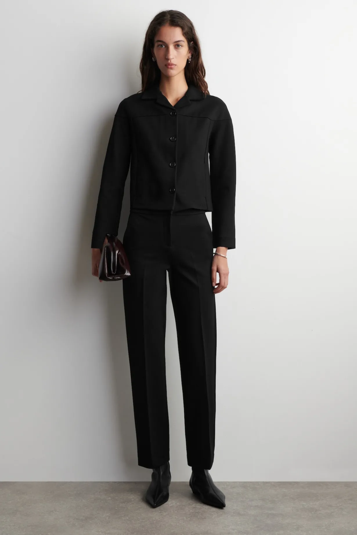 BOXY JERSEY JACKET