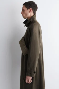 BRUNSWICK BELT BAG - CROC-EFFECT SUEDE