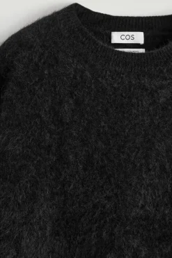 BRUSHED-CASHMERE CREW-NECK SWEATER