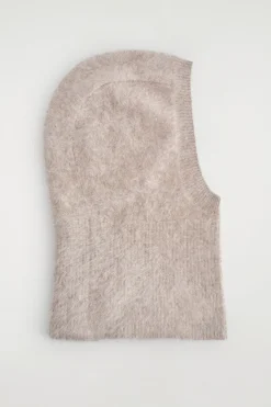 BRUSHED-CASHMERE HOOD