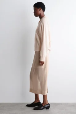 BRUSHED-CASHMERE POLO SWEATER