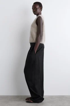 BRUSHED-CASHMERE VEST
