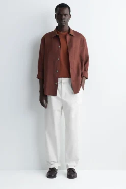 BRUSHED-COTTON SHIRT