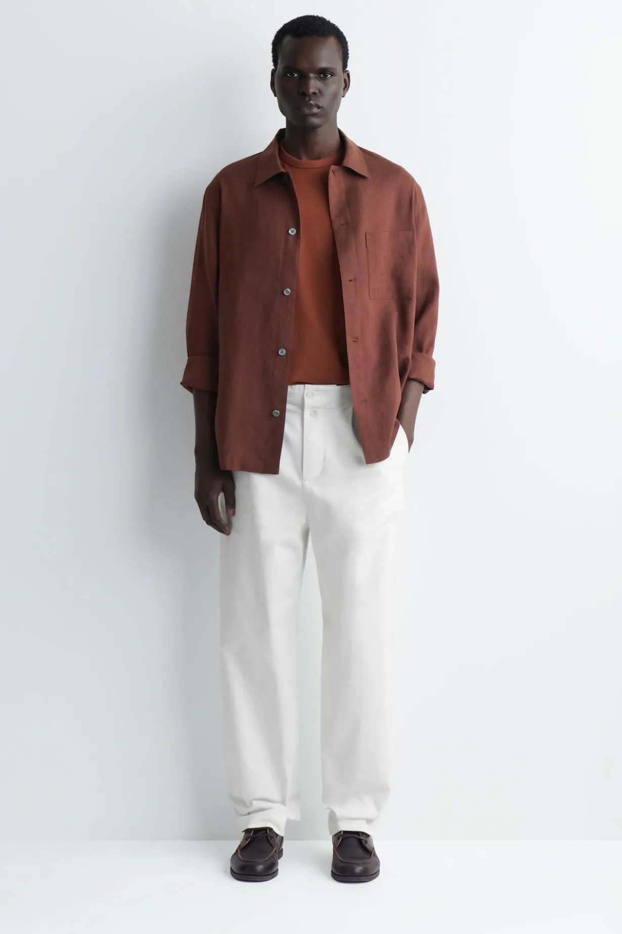 BRUSHED-COTTON SHIRT