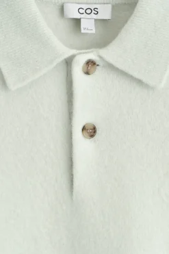 BRUSHED-WOOL POLO SHIRT