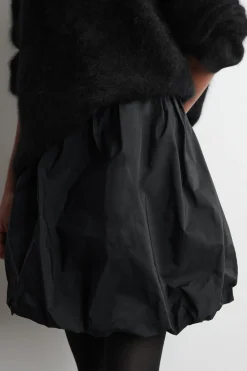 BUBBLE-HEM MINI SKIRT