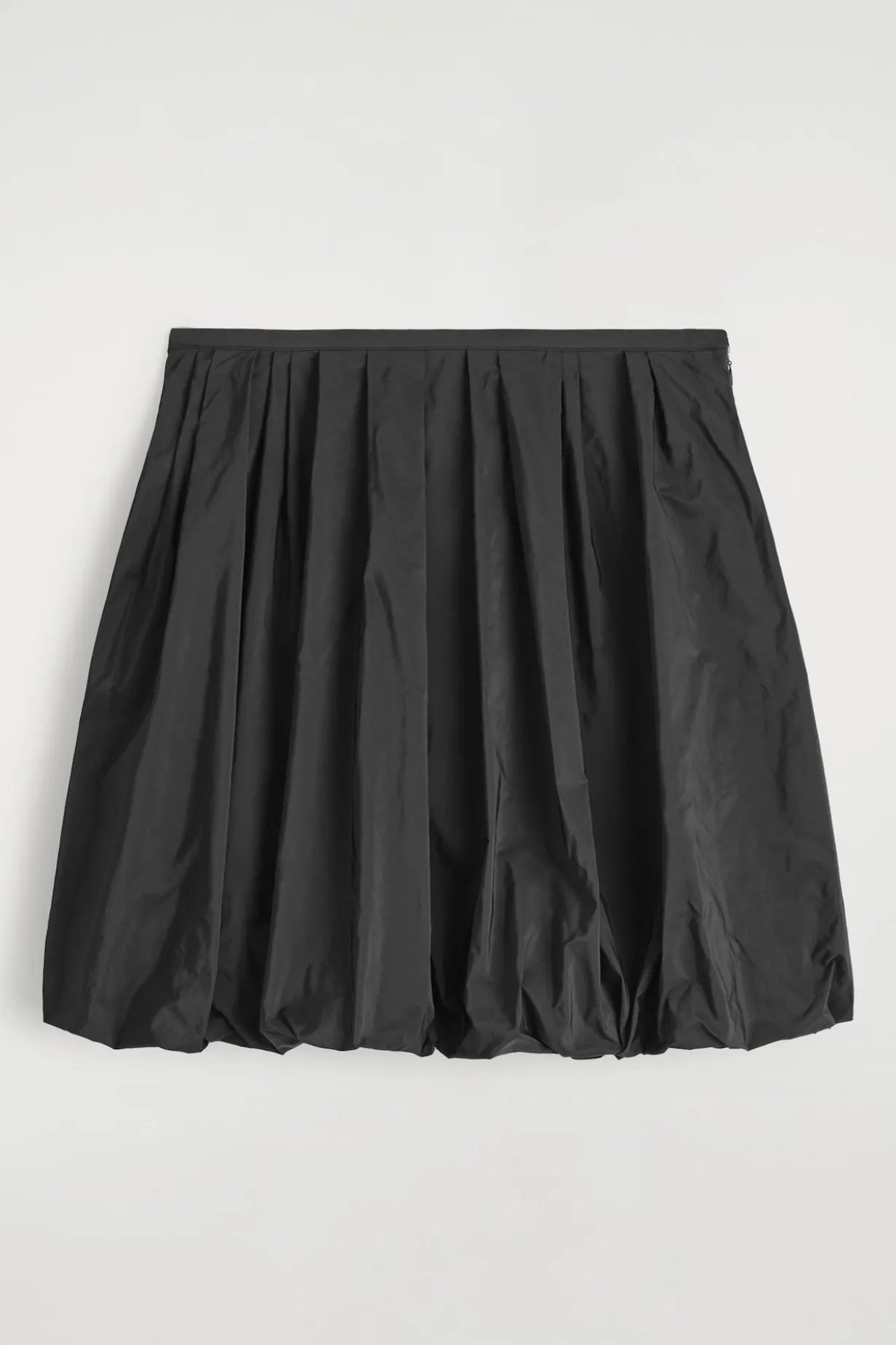 BUBBLE-HEM MINI SKIRT