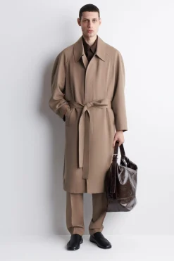 BUCKLED BUCKET BAG - LEATHER