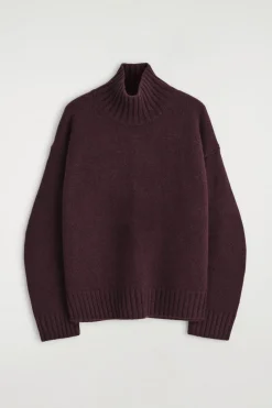 CASHMERE MOCK-NECK SWEATER