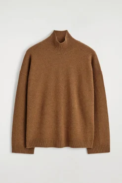 CASHMERE MOCK-NECK SWEATER