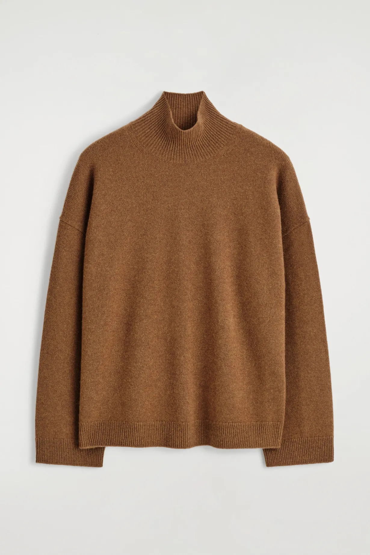 CASHMERE MOCK-NECK SWEATER