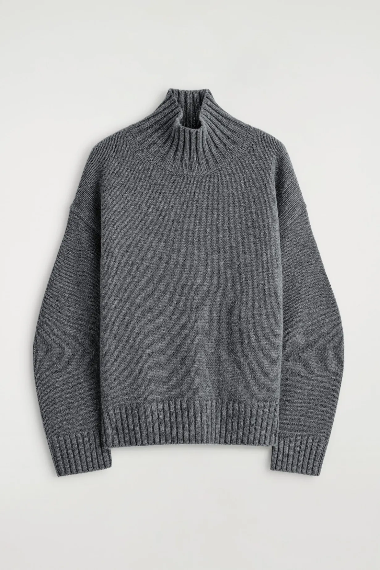 CASHMERE MOCK-NECK SWEATER