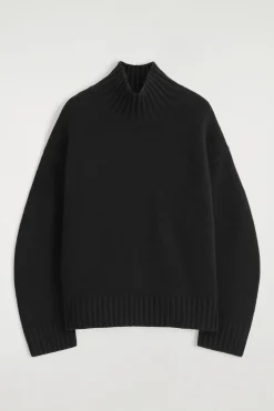 CASHMERE MOCK-NECK SWEATER