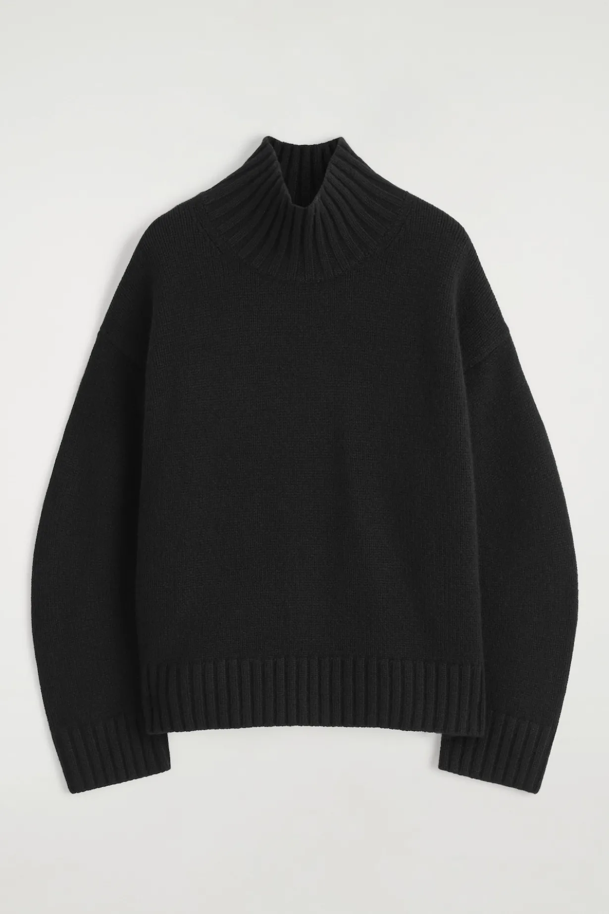 CASHMERE MOCK-NECK SWEATER