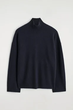 CASHMERE MOCK-NECK SWEATER