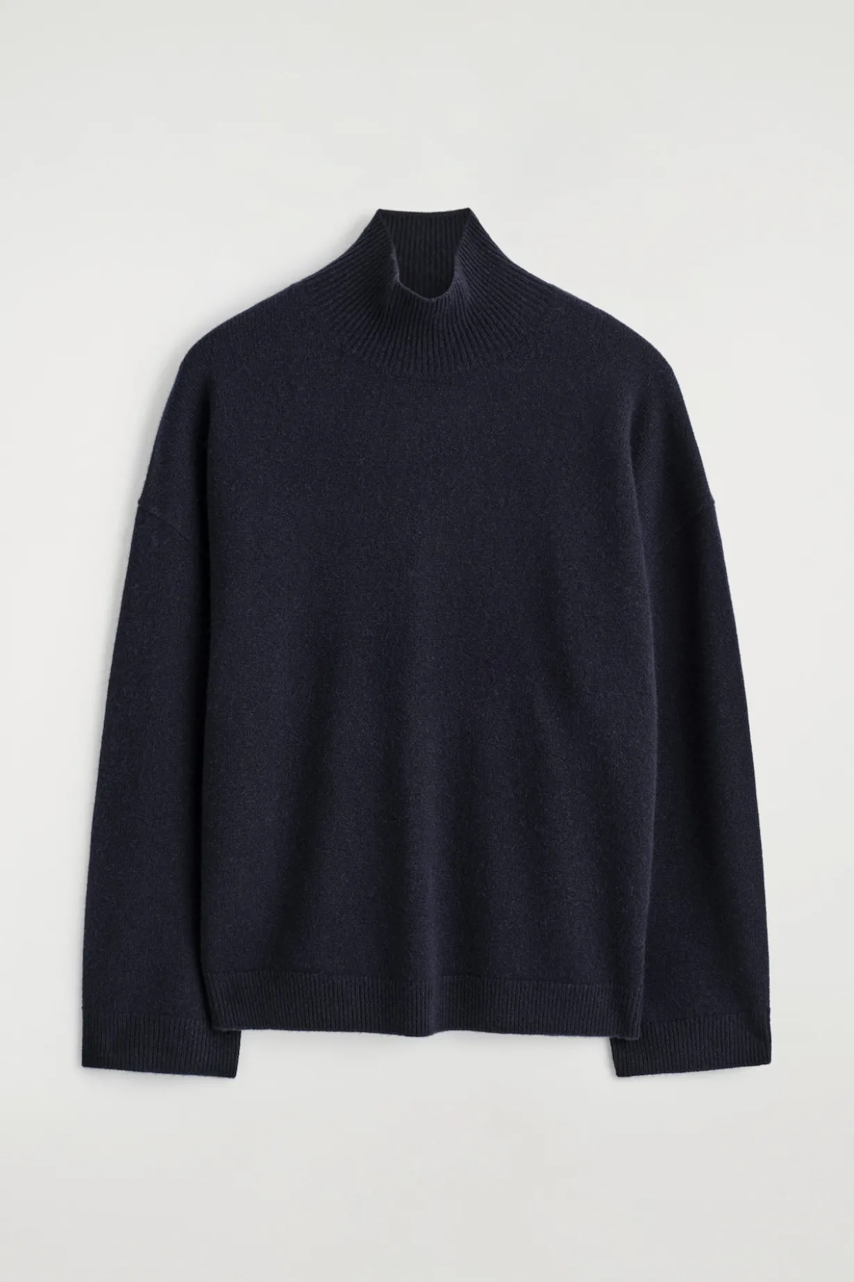 CASHMERE MOCK-NECK SWEATER