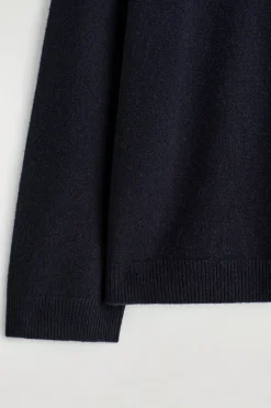 CASHMERE MOCK-NECK SWEATER