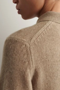 CASHMERE POLO SWEATER