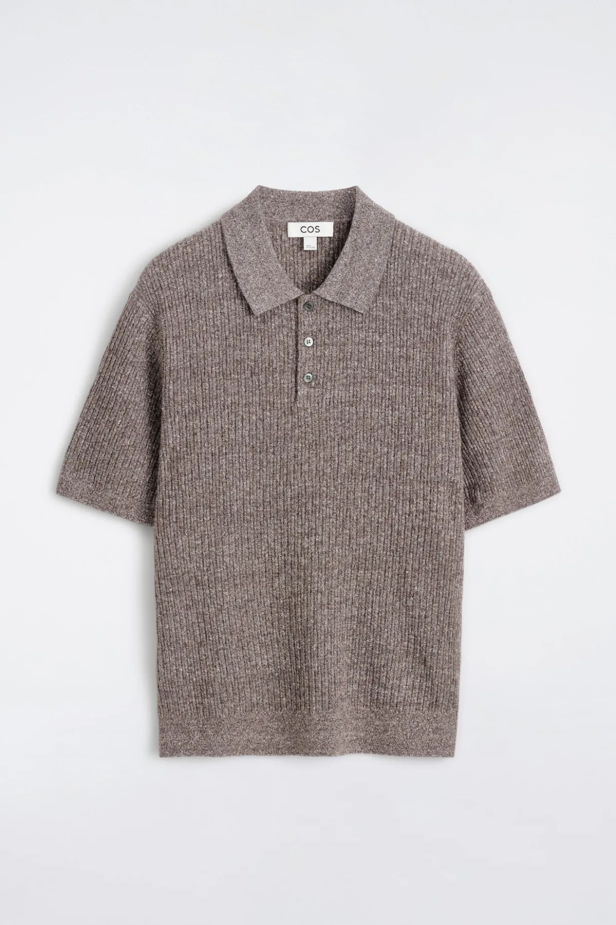 CASHMERE-LINEN POLO SHIRT