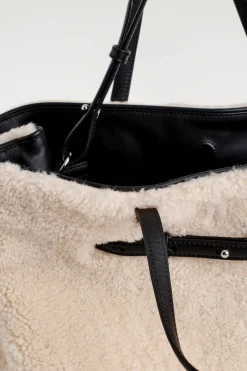 CHALET TOTE BAG - SHEARLING