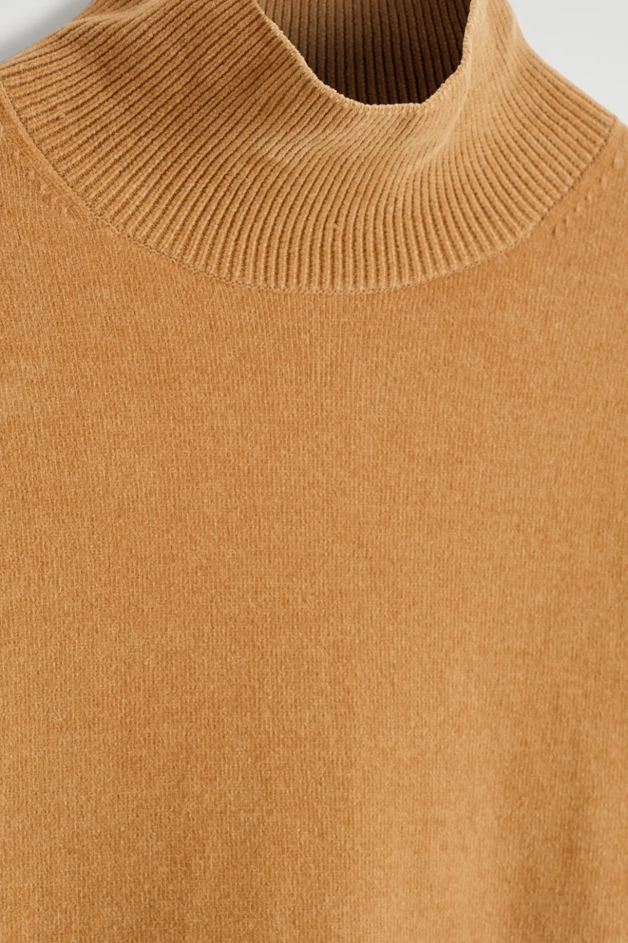 CHENILLE MOCK-NECK SWEATER