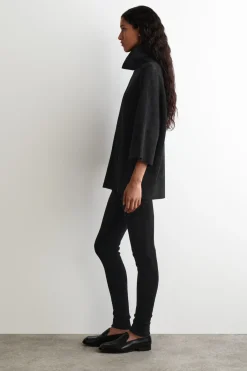 CHENILLE-KNIT MOCK-NECK SWEATER