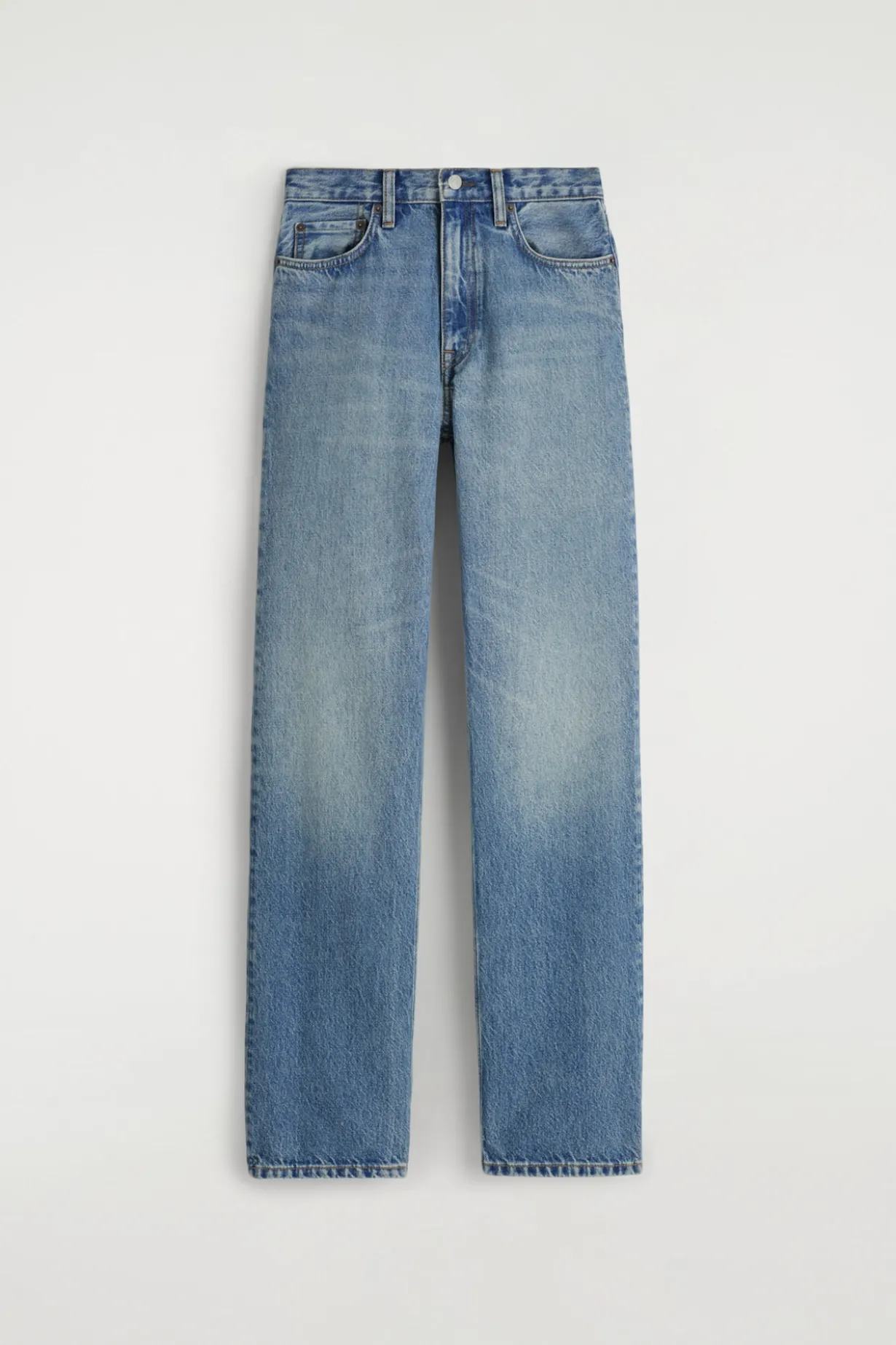 CHORD STRAIGHT-LEG JEANS